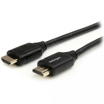 StarTech.com Câble HDMI grande vitesse haute qualité avec Ethernet de 3 m - Cordon HDMI vers HDMI - Câble HDMI 2.0 - 4K 60 Hz (HDMM3MP) - Câble HDMI avec Ethernet - HDMI mâle pour HDMI mâle - 3 m - noir - pour P/N: EXTEND-HDMI-4K40C6P1, KITBXAVHDPEU, KITB 