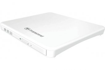 Lecteur/Graveur DVD Externe TRANSCEND TS8XDVDS 8x USB Blanc 