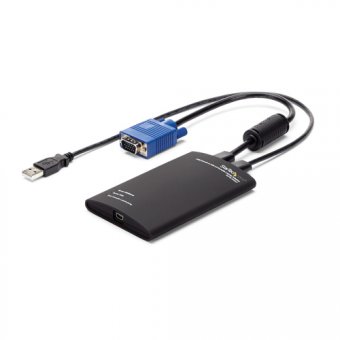 KVM Console to USB Laptop Crash Cart 