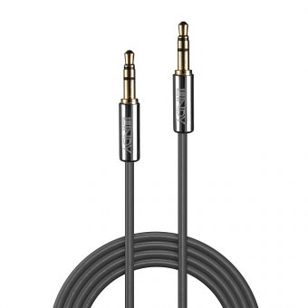 Lindy Câble Audio Jack 3.5mm, Cromo Line, 3m 