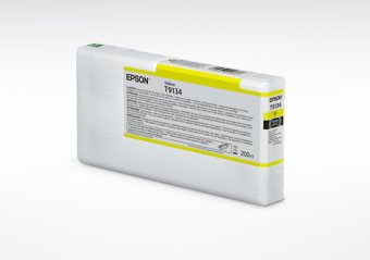 Epson T9134 - 200 ml - jaune - original - cartouche d'encre - pour SureColor SC-P5000, SC-P5000 STD Spectro, SC-P5000 Violet, SC-P5000 Violet Spectro 