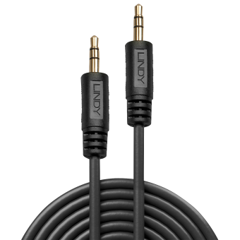 Lindy Câble audio Premium 2 x jack mâle 3,5mm, 10m 