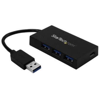 StarTech.com Hub USB 3.0 - 4 ports - USB A vers 3x USB-A 1x USB-C - Concentrateur USB Type-C - Hub USB - Concentrateur (hub) - 4 x SuperSpeed USB 3.0 - de bureau - pour P/N: CFASTRWU3C, SDMSDRWU3AC 