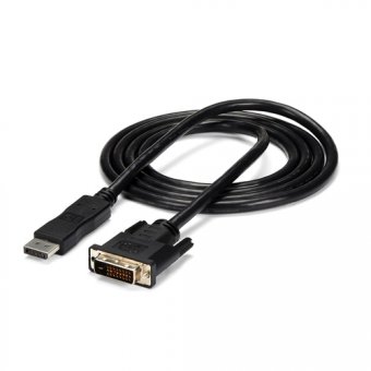 StarTech.com Câble Adapteur DisplayPort? vers DVI de 1,8m - Mâle / Mâle - 1x DisplayPort (M) - 1x DVI-D (M) - 1920x1200 - Noir - Câble DisplayPort - DisplayPort (M) pour DVI-D (M) - 1.8 m - noir - pour P/N: DPPNLFM3, DPPNLFM3PW 