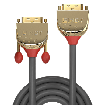 Lindy Rallonge DVI-D Dual Link, Gold Line, 2m 