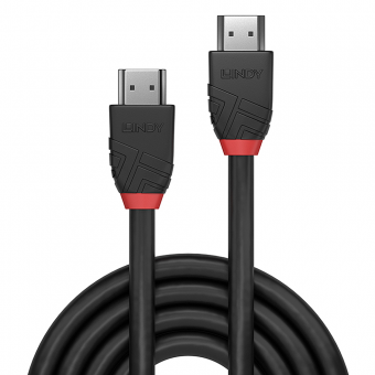 Lindy Câble HDMI High Speed, Black Line, 1m 