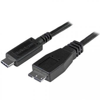 StarTech Câble USB-C vers Micro-B de 50 cm - M/M - USB 3.1 (10 Gb/s) - Câble USB - USB-C (M) pour Micro-USB de type B (M) - USB 3.1 Gen 2 - 50 cm - noir - pour P/N: HB31C2A1CGS, HB31C2A2CB, HB31C3A1CS, HB31C3ASDMB, HB31C4AS, PEXUSB311AC3, PEXUSB321C 