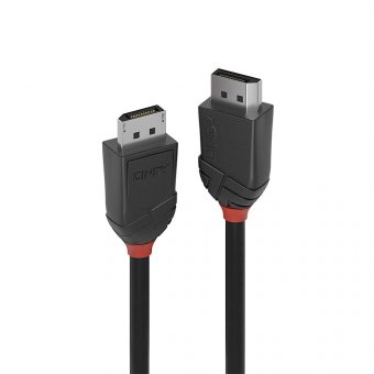 Lindy Câble DisplayPort 2.1 80G 1m, Black Line 