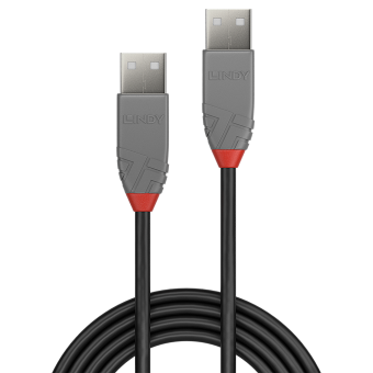 Lindy Câble USB 2.0 type A/A, Anthra Line, 5m 