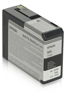 Epson T5808 - 80 ml - noir mat - original - cartouche d'encre - pour Stylus Pro 3800 
