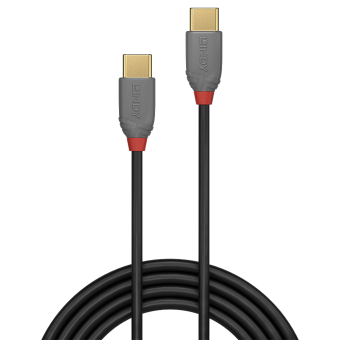 Lindy Câble USB 2.0 Type C, Anthra Line, 1m 