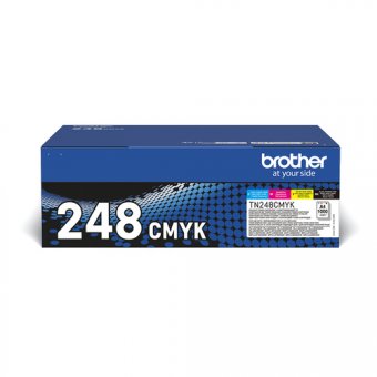 Brother TN248VAL Multipack - Pack de 4 - noir, jaune, cyan, magenta - original - boîte - cartouche de toner - pour Brother DCP-L3515, L3520, L3555, L3560, HL-L3220, L3240, MFC-L3740, L3760, L8340, L8390 
