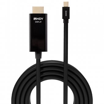 Lindy Câble Mini DisplayPort vers HDMI 10.2G, 1m 