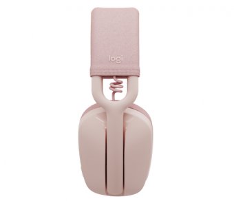 Logitech Zone Vibe 100 - Micro-casque - circum-aural - Bluetooth - sans fil - rose 