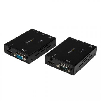 StarTech.com Extender HDMI - 70 m - HDMI via RJ45 - Extendeur HDBase-T - IR - Série RS232 - Prolongateur HDMI via Ethernet - Cat5/Cat6 - Rallonge vidéo/audio/infrarouge/série/réseau - plus de CAT 5e/6 - 10Base-T - jusqu'à 100 m - pour P/N: SVA12M2NEUA, SV 