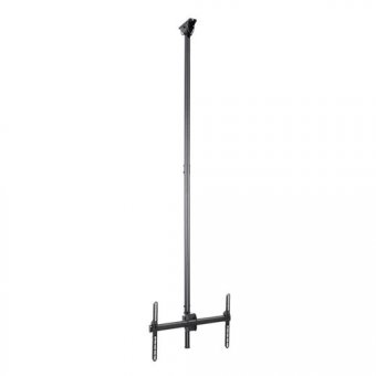 StarTech.com Support plafond long pour télévision à écran plat - Multidirectionnel - Poteau de 2,5 m à 2,9 m (FPCEILPTBLP) - Support - pour écran plat - acier robuste - noir - Taille d'écran : 32"-70" - montable au plafond - pour P/N: HDMIPLATE 