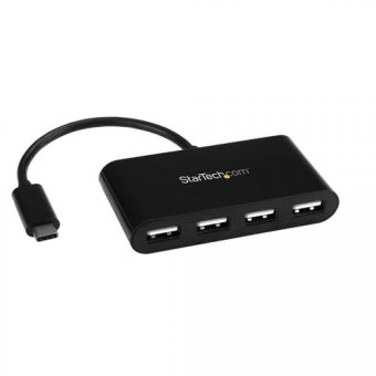 StarTech.com Hub USB-C 4 ports - Mini-hub - Concentrateur USB Type-C - USB C vers 4x USB-A - USB 2.0 - Concentrateur (hub) - 4 x USB 2.0 - de bureau 