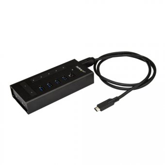 StarTech.com Hub USB-C à 7 ports en métal - Concentrateur USB Type-C vers 5x USB A et 2x USB-C - USB 3.0 - Montable (HB30C5A2CST) - Concentrateur (hub) - 5 x SuperSpeed USB 3.0 + 2 x USB-C - de bureau - pour P/N: SVA12M5NA 