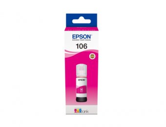 Epson 106 - 70 ml - magenta - original - réservoir d'encre - pour EcoTank ET-7700, ET-7750, L7160, L7180, Expression Premium ET-7700, ET-7750 