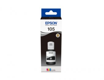 Epson 105 - 140 ml - noir - original - réservoir d'encre - pour EcoTank ET-7700, ET-7750, L7160, L7180, Expression Premium ET-7700, ET-7750 