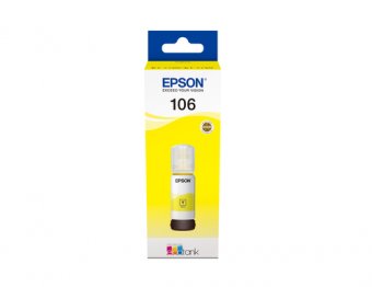 Epson 106 - 70 ml - jaune - original - réservoir d'encre - pour EcoTank ET-7700, ET-7750, L7160, L7180, Expression Premium ET-7700, ET-7750 