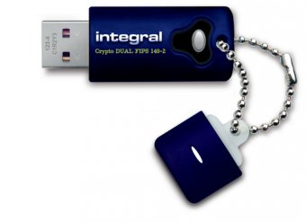 Integral Crypto Dual - Clé USB - chiffré - FIPS 140-2 Level 3 - 4 Go - USB 3.0 