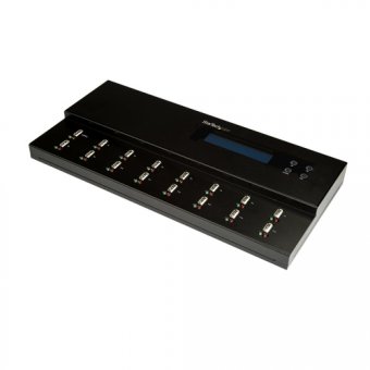 StarTech.com Duplicateur et effaceur autonome de clés USB 1:15 - Copieur de lecteur flash USB - 1 à 15 clés USB - Nettoyage de données - Duplicateur USB - 15 Baies - Conformité TAA - disponible 15 jours 