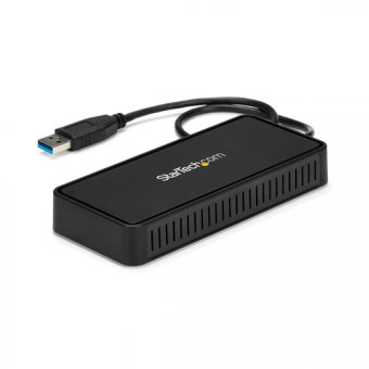 StarTech.com Station d'accueil USB 3.0 double affichage DisplayPort 4K 60Hz pour PC portable - 2x DP 4K 60Hz ou 1x DP 5K 60Hz - Station d'accueil - USB - 2 x DP - 1GbE 