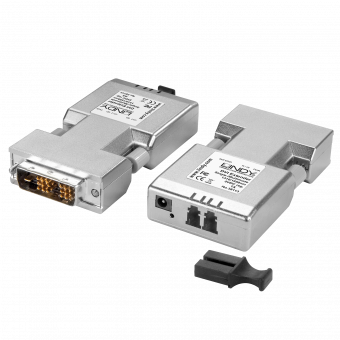 Lindy Kit extender DVI-D Single Link sur fibre optique, 1500m 