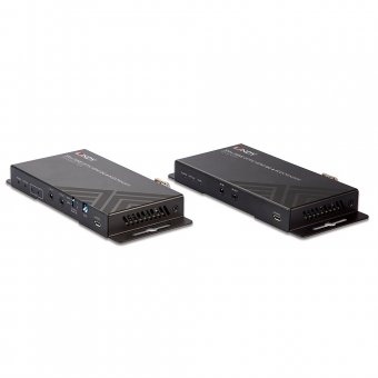 Lindy Kit Extender Fibre Optique HDMI 4K60, IR, RS232 & Audio, 300m/1000m 