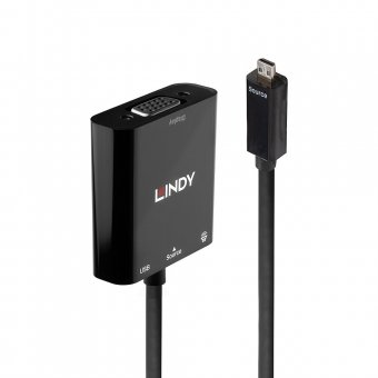 Lindy Convertisseur Micro HDMI vers VGA & Audio 