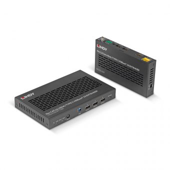 Lindy Extender KVM Cat.6A HDMI 4K60 & Type C HDBaseT 3.0, 70m 