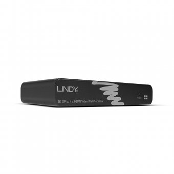 Lindy Hub MST/SST DisplayPort 1.2 vers Quad HDMI avec Video Wall Processor 
