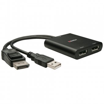 Lindy Hub MST DisplayPort 1.2, 2 Ports 