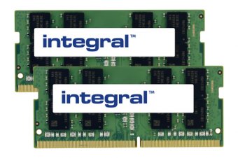 Integral - DDR4 - kit - 16 Go: 2 x 8 Go - SO DIMM 260 broches - 2400 MHz / PC4-19200 - CL17 - 1.2 V - mémoire sans tampon - non ECC 