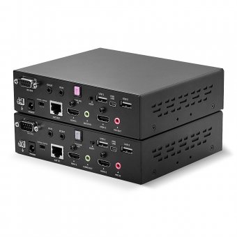 Lindy Kit Extender KVM HDBaseT Cat.6 HDMI Dual Head USB, IR & RS232, 100m 