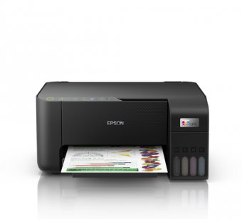 Epson EcoTank ET-2860 - Imprimante multifonctions - couleur - jet d'encre - ITS - A4 (support) - jusqu'à 10 ppm (impression) - 100 feuilles - Wi-Fi, USB - noir 