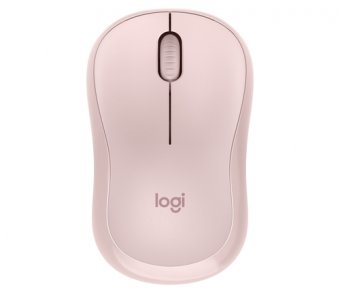 Logitech M240 Silent - Souris - droitiers et gauchers - optique - 3 boutons - sans fil - Bluetooth - rose 