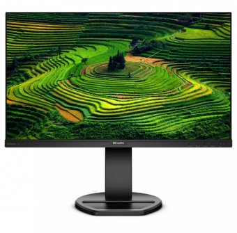 Philips B Line 241B8QJEB - Écran LED - 24" (23.8" visualisable) - 1920 x 1080 Full HD (1080p) @ 75 Hz - IPS - 250 cd/m² - 1000:1 - 5 ms - HDMI, DVI-D, VGA, DisplayPort - haut-parleurs - texture noire 
