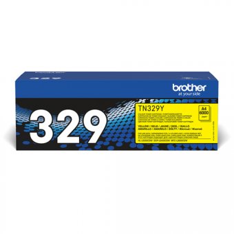 Brother TN329Y - Jaune - original - cartouche de toner - pour Brother DCP-L8450CDW 