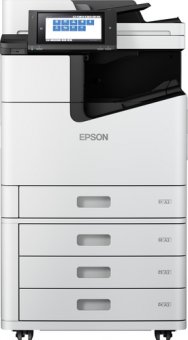 Epson WorkForce Enterprise WF-C17590 D4TWF - Imprimante multifonctions - couleur - jet d'encre - A3 (297 x 420 mm) (original) - A3 (support) - jusqu'à 75 ppm (copie) - jusqu'à 75 ppm (impression) - 2350 feuilles - 33.6 Kbits/s - Gigabit LAN, Wi-Fi(n), NFC 