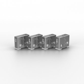 Lindy Bloqueurs de ports USB, 10 pièces, Blanc 