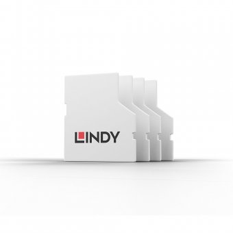 Lindy Clé pour bloqueur de port SD - avec 4 verrous, blanc 