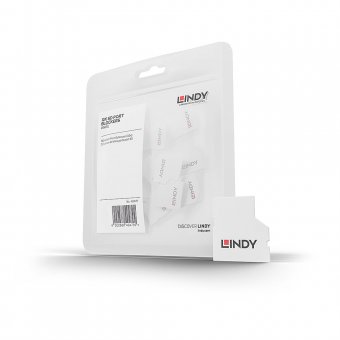 Lindy Bloqueurs de port SD (sans clé) - pack de 10, Blanc 