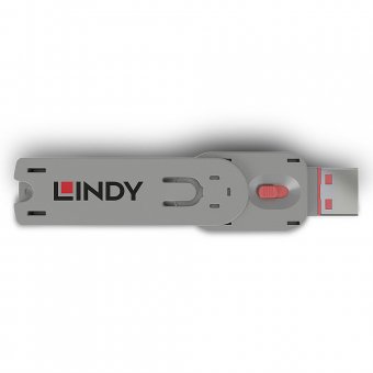 Lindy Clé pour bloqueur de port USB type A, rose 
