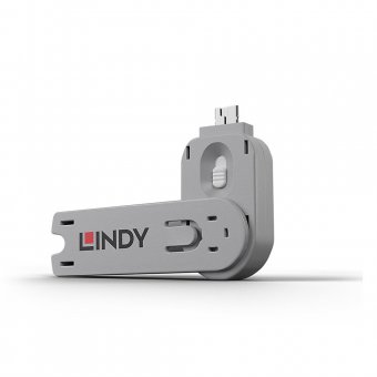 Lindy Clé pour bloqueur de port USB type A, Blanc 