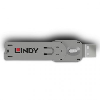 Lindy Clé pour bloqueur de port USB type A, blanc 