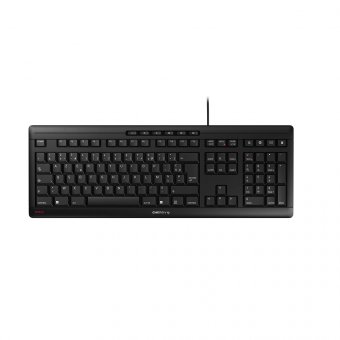 CHERRY Clavier STREAM KEYBOARD USB noir AZERTY (FR) - disponible 24 / 48h 