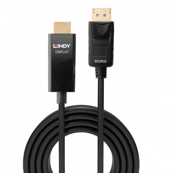 Lindy Câble actif DisplayPort vers HDMI avec HDR, 3m 