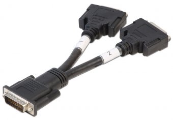Lindy Câble adaptateur DMS59 (LFH) vers 2x DVI-I (numérique et analogique VGA ) 